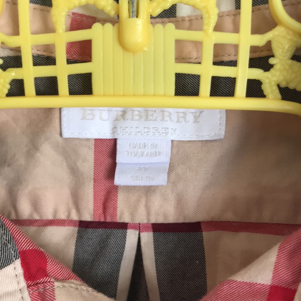 Plaid Kids Shirt - Beige, Black, Red - Picture 2 of 7